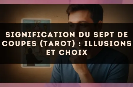 Signification du Sept de Coupes (tarot) : illusions et choix