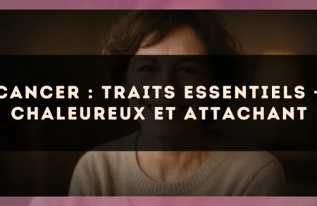 Cancer : traits essentiels — chaleureux et attachant