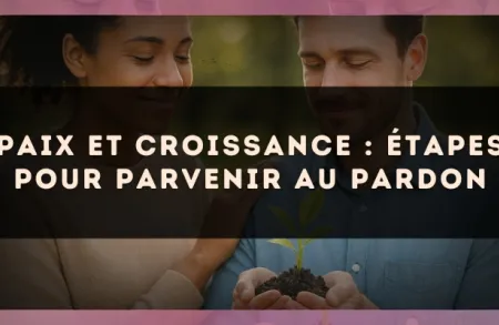 Paix et croissance : étapes pour parvenir au pardon