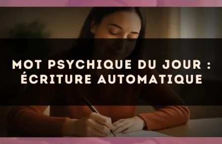 Mot psychique du jour : écriture automatique