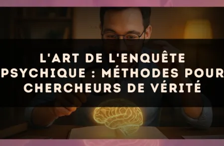 L'art de l'enquête psychique : méthodes pour chercheurs de vérité