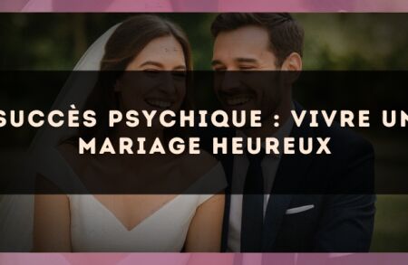 Succès psychique : vivre un mariage heureux