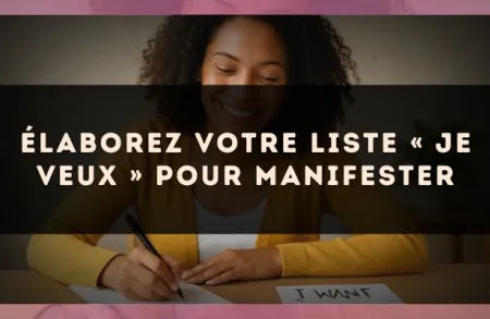 Élaborez votre liste « je veux » pour manifester
