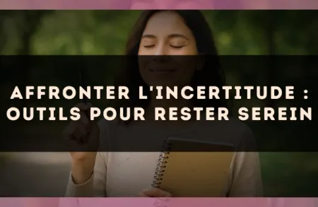 Affronter l'incertitude : outils pour rester serein