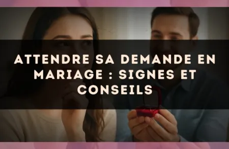 Attendre sa demande en mariage : signes et conseils