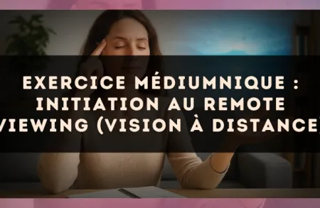 Exercice médiumnique : Initiation au remote viewing (vision à distance)
