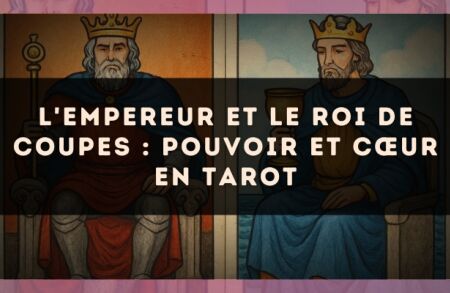 L'Empereur et le Roi de Coupes : pouvoir et cœur en tarot