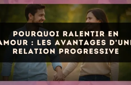 Pourquoi ralentir en amour : les avantages d'une relation progressive