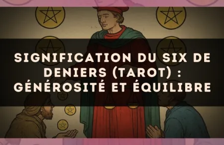 Signification du Six de Deniers (tarot) : générosité et équilibre