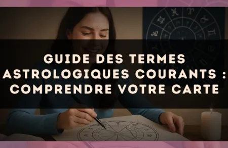 Guide des termes astrologiques courants : comprendre votre carte