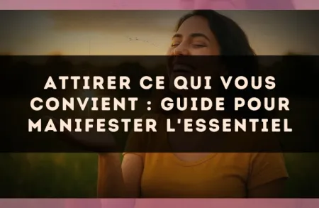Attirer ce qui vous convient : guide pour manifester l'essentiel