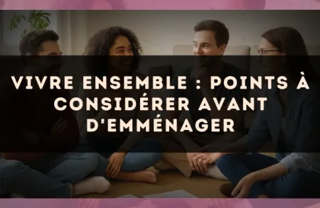 Vivre ensemble : points à considérer avant d'emménager
