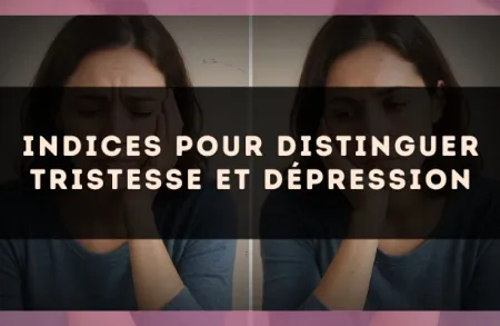 Indices pour distinguer tristesse et dépression