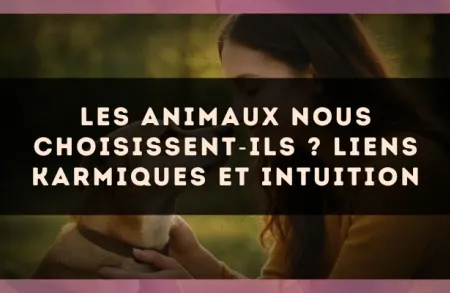 Les animaux nous choisissent?ils ? liens karmiques et intuition