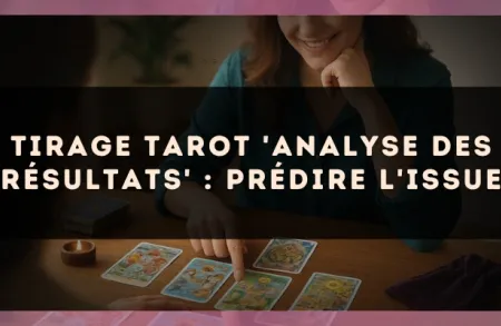 Tirage tarot 'analyse des résultats' : prédire l'issue