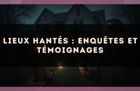 Lieux hantés : enquêtes et témoignages