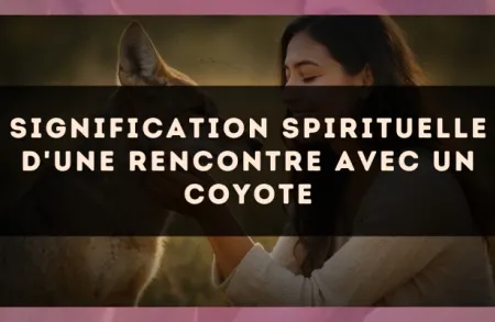 Signification spirituelle d'une rencontre avec un coyote