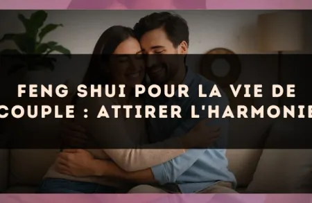 Feng Shui pour la vie de couple : attirer l'harmonie
