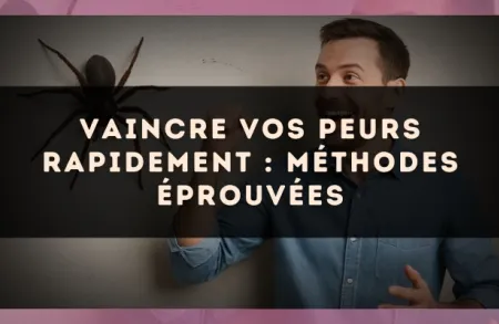 Vaincre vos peurs rapidement : méthodes éprouvées