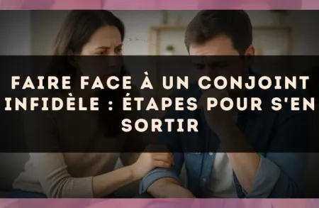 Faire face à un conjoint infidèle : étapes pour s'en sortir