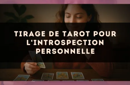 Tirage de tarot pour l'introspection personnelle