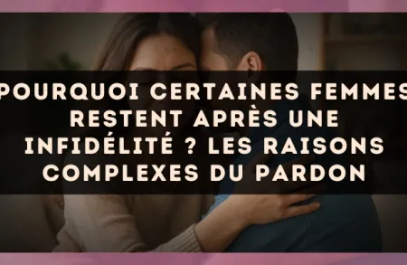 Pourquoi certaines femmes restent après une infidélité ? Les raisons complexes du pardon
