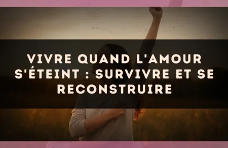 Vivre quand l'amour s'éteint : survivre et se reconstruire