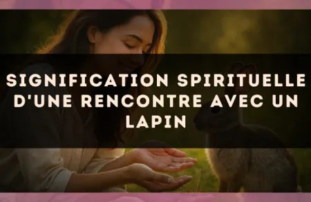 Signification spirituelle d'une rencontre avec un lapin