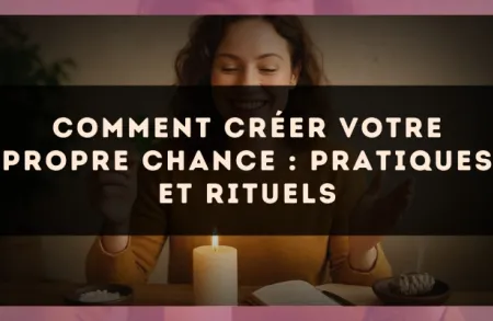 Comment créer votre propre chance : pratiques et rituels