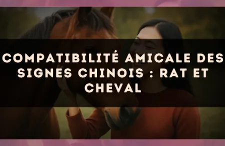 Compatibilité amicale des signes chinois : Rat et Cheval