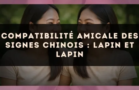 Compatibilité amicale des signes chinois : Lapin et Lapin