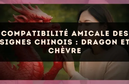 Compatibilité amicale des signes chinois : Dragon et Chèvre