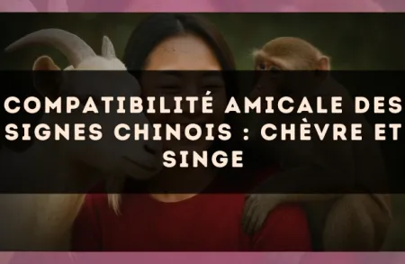 Compatibilité amicale des signes chinois : Chèvre et Singe