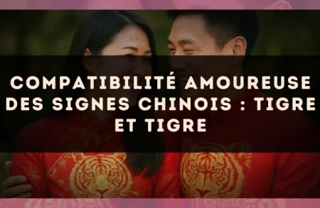 Compatibilité amoureuse des signes chinois : Tigre et Tigre