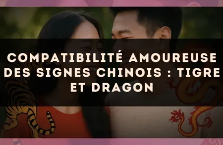 Compatibilité amoureuse des signes chinois : Tigre et Dragon