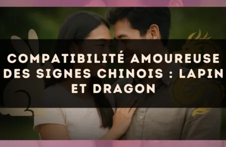 Compatibilité amoureuse des signes chinois : Lapin et Dragon