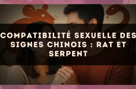 Compatibilité sexuelle des signes chinois : Rat et Serpent