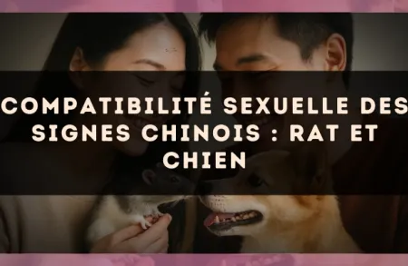 Compatibilité sexuelle des signes chinois : Rat et Chien