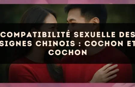 Compatibilité sexuelle des signes chinois : Cochon et Cochon