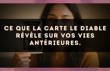 Ce que la carte Le Diable révèle sur vos vies antérieures.