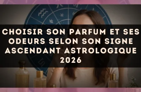 Choisir son parfum et ses odeurs selon son signe ascendant astrologique 2026