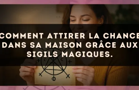 Comment attirer la chance dans sa maison grâce aux Sigils magiques.