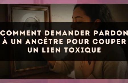 Comment demander pardon à un ancêtre pour couper un lien toxique