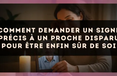 Comment demander un signe précis à un proche disparu pour être enfin sûr de soi