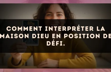 Comment interpréter La Maison Dieu en position de défi.