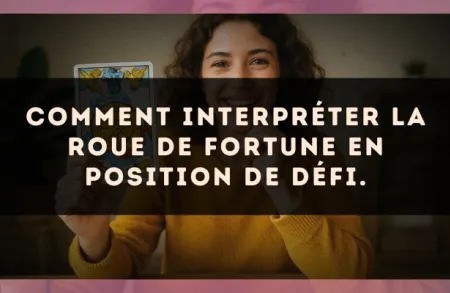 Comment interpréter La Roue de Fortune en position de défi.
