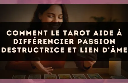 Comment le Tarot aide à différencier passion destructrice et lien d'âme