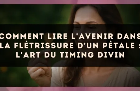 Comment lire l'avenir dans la flétrissure d'un pétale : l'art du timing divin