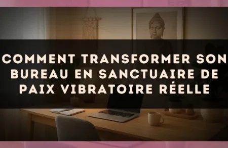 Comment transformer son bureau en sanctuaire de paix vibratoire réelle