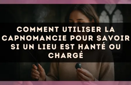 Comment utiliser la capnomancie pour savoir si un lieu est hanté ou chargé
